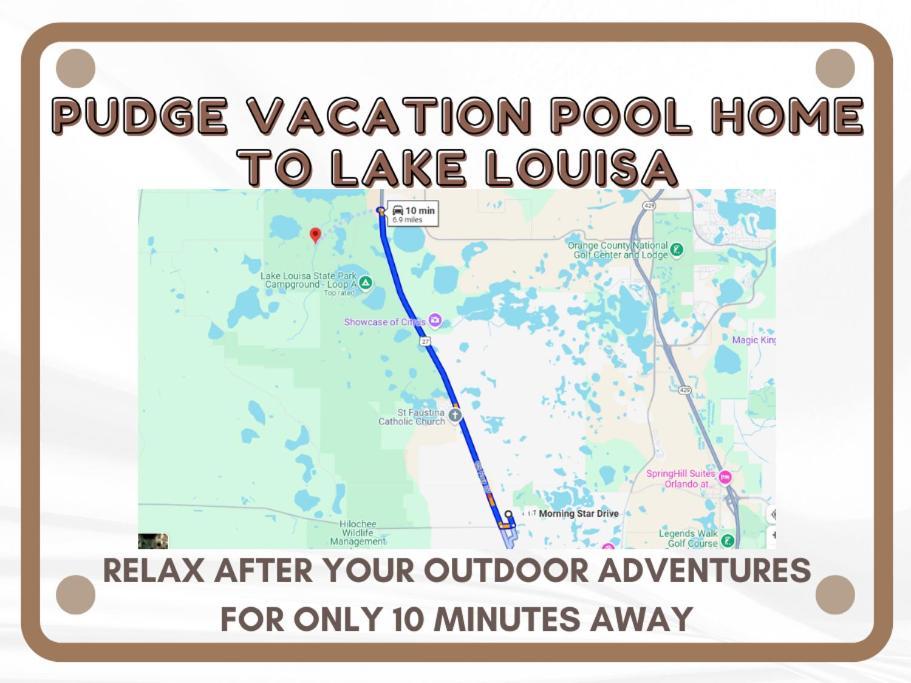 Pudge Vacation Poolspa Home Near Disney Orlando Zewnętrze zdjęcie