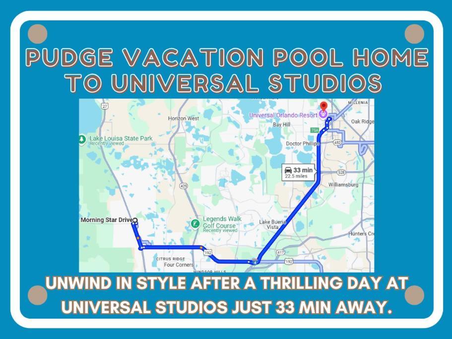Pudge Vacation Poolspa Home Near Disney Orlando Zewnętrze zdjęcie